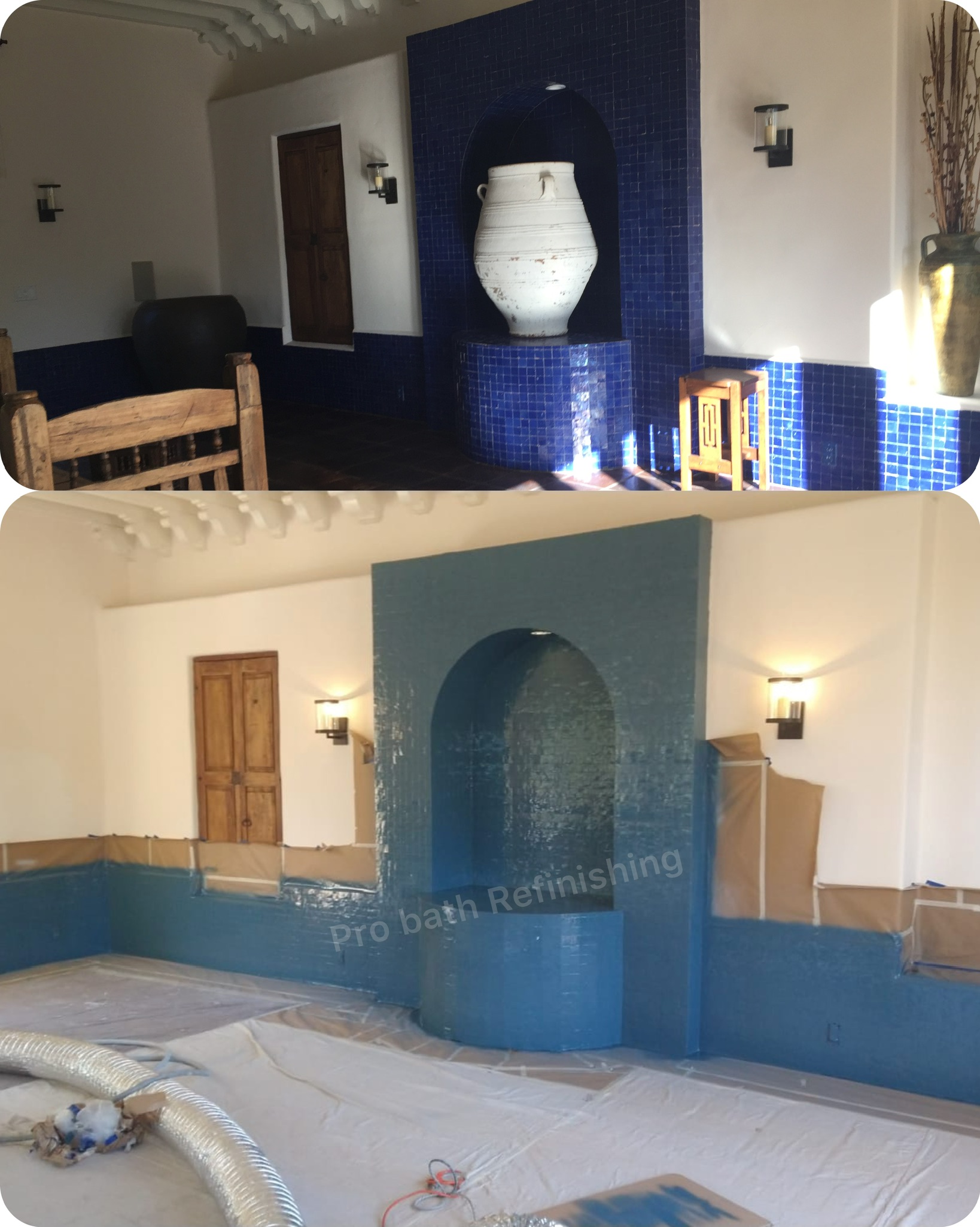 Custom color Tile Walls